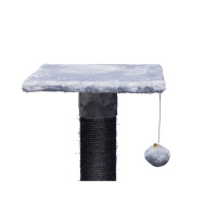 Beeztees Figado Kedi Köşe Tırmalama ve Oyun Evi 40x40x135cm (Gri)
