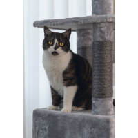 Beeztees Figado Kedi Köşe Tırmalama ve Oyun Evi 40x40x135cm (Gri)