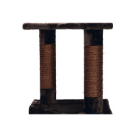 Beeztees Figado Kedi Köşe Tırmalama ve Oyun Evi  40x40x135cm (Kahverengi)