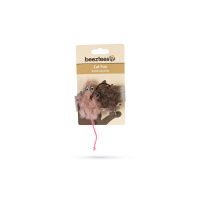 Beeztees Peluş 2'li Fare Kedi Oyuncağı 14,5x5x1,5cm