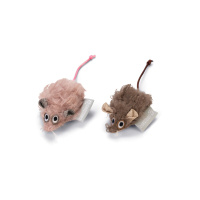 Beeztees Peluş 2'li Fare Kedi Oyuncağı 14,5x5x1,5cm