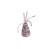Beeztees Cone Mara Yün ve Kurdela Koni Kedi Oyuncağı 7x4x3cm (Pembe)
