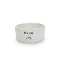 Beeztees Kediler için Porselen Mama ve Su Kabı 11,5cm 330ml (Beyaz)
