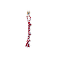 Beeztees Çift Düğümlü Pamuk Diş İpi Köpek Oyuncağı 63x11x11cm