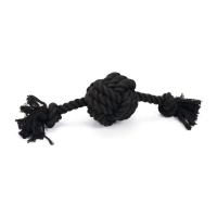 Beeztees Rope Ball Diş İpinden Top Köpek Oyuncağı 34x10x9cm (Siyah)