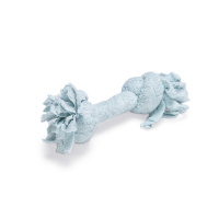 Beeztees Peluş Çift Düğümlü Diş İpi Yavru Köpek Oyuncağı 20x6x4,5cm (Mavi)