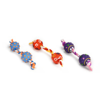 Beeztees İpli Top Köpek Oyuncağı (Karışık Renkli) [S]