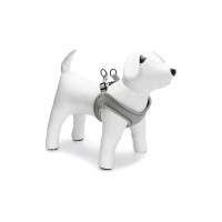 Beeztees Parinca Neopren Köpek Göğüs Tasması 38-44cm (Gri)