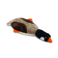 Beeztees Sesli Peluş Ördek Köpek Oyuncağı 40x14x7cm (Kahverengi)