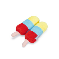Beeztees Peluş Dondurma Köpek Oyuncağı 18x12x4,5cm (2'li)