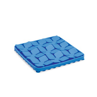 Beeztees Likmat Silikon Kare Yavru Köpek Mama Yeme Oyuncağı 20X20cm (Mavi)