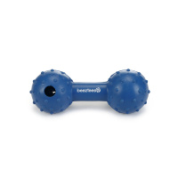 Beeztees Kauçuk Dambıl Köpek Ödül Oyuncağı 11,5cm (Mavi)