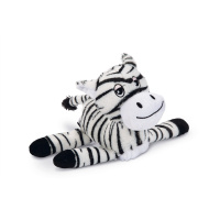 Beeztees Zappy Peluş Zebra Sesli Köpek Oyuncağı 25x17x10cm (Siyah)
