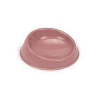 Beeztees Bikkie Plastik Kedi Mama Kabı 15x15x4cm (Pembe)