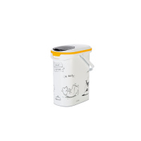 Beeztees Curver Plastik Köpek Mama Saklama Kabı 10lt (Beyaz)