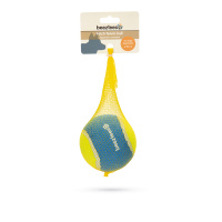 Beeztees Tenis Topu Köpek Oyuncağı 10cm (Mavi-Sarı)
