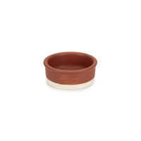 Beeztees Dbl Kedi ve Köpekler için Seramik Mama ve Su Kabı 12x12x4cm 300ml (Mat Kiremit)