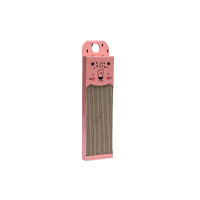 Beeztees Leopard Kedi Tırmalama Kartonu 45x13x2cm (Pembe)