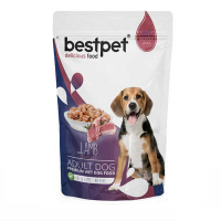 BestPet Pouch Kuzu Etli Yetişkin Köpek Konservesi 100gr