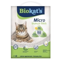Biokat's Bahar Kokulu Micro Bianco Fresh Extra Topaklanan Bentonit Kedi Kumu 6lt