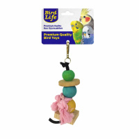 BirdLife Asılabilir Zilli Kardan Adam Kuş Oyuncağı 12cm (Karışık Renkli)