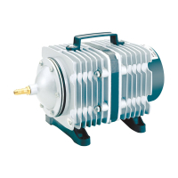 BOYU ACQ-009 Elektromanyetik Akvaryum Hava Kompresörü 160L/Dk 105W