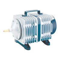 BOYU ACQ-008 Elektromanyetik Akvaryum Hava Kompresörü 160L/Dk 100W
