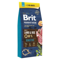 Brit Premium Nature Sensitive Kuzulu ve Pirinçli Yetişkin Köpek Maması 15kg+3kg HEDİYE!