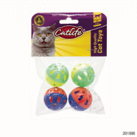 Catlife Zilli Top Kedi Oyuncağı 4cm (4'lü)