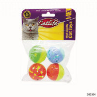 Catlife Zilli Top Kedi Oyuncağı 4cm (4'lü)