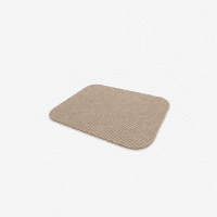Catlife Kauçuk Kedi Tuvaleti Önü Kanallı Paspas 50x40cm (Bej)