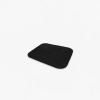 Catlife Kauçuk Kedi Tuvaleti Önü Kanallı Paspas 50x40cm (Siyah)