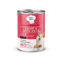 Chef's Choice Kıyılmış Kuzulu ve Pirinçli Yetişkin Köpek Konservesi 400gr