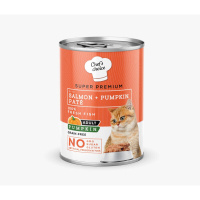 Chef's Choice Somonlu ve Bal Kabaklı Tahılsız Ezme Yetişkin Kedi Konservesi 400gr