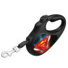 Collar WAUDOG Superman Otomatik Şerit Köpek Gezdirme Kayışı 5m [M] (Siyah)