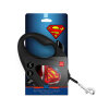 Collar WAUDOG Superman Otomatik Şerit Köpek Gezdirme Kayışı 5m [M] (Siyah)