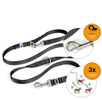 Curli Adjustable Köpek Gezdirme Kayışı 2m (Kahverengi) [L]