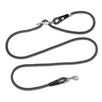Curli Vario Comfort Leash Le25 Köpek Gezdirme Kayışı 8mm (Siyah) [S]