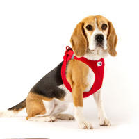 Curli Vest Harness Köpek Göğüs Tasması 30,2x33,8cm (Kırmızı) [XXS]