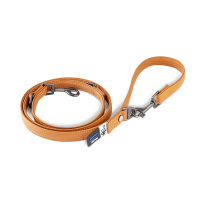 Curli Apple Leather Köpek Gezdirme Kayışı 160cm (Kahverengi) [L]
