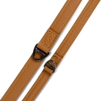 Curli Apple Leather Köpek Gezdirme Kayışı 160cm (Kahverengi) [S]