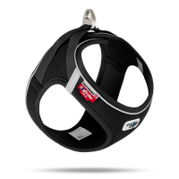 Curli Magnetic Vest Harness Köpek Tasması 30x35cm (Siyah) [2XS]