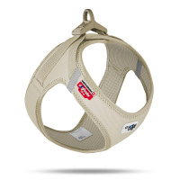 Curli Vest Harness Cord Köpek Tasması 33,9x38,2cm (Beyaz) [XS]