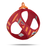 Curli Vest Harness Köpek Göğüs Tasması 49,1–55,4cm (Kırmızı-Turuncu) [L]