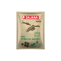Dajana Mini Spirulina Wafers Spirulinalı Otçul Dip Balıkları İçin Akvaryum Tablet Yemi 80ml 10gr