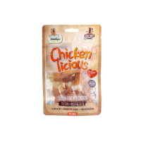Dentalight Chicken Licious Kurutulmuş Tavuklu Kalsiyum Kemik Köpek Ödül Maması 70gr