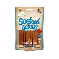 Dentalight Seafood Licious Kurutulmuş Somonlu Çubuk Köpek Ödül Maması 70gr