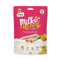Dentalight Milk Honey Sticks Sütlü ve Ballı Çubuk Köpek Ödül Maması 240gr