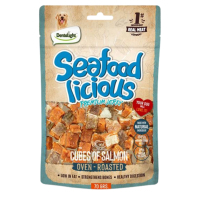 Dentalight Seafood Licious Kurutulmuş Somonlu Küp Köpek Ödül Maması 70gr