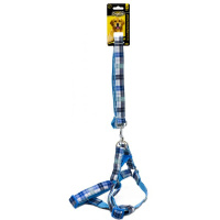 Doglife Ekose Desenli Köpek Göğüs Tasması 2,5cm